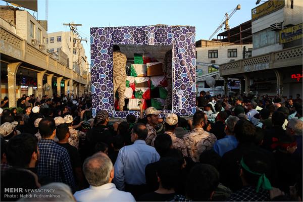 مراسم تشییع پیکر ۱۱۹ شهید تازه تفحص شده دفاع مقدس 4