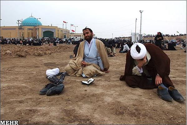 مراسم دعای عرفه در شلمچه