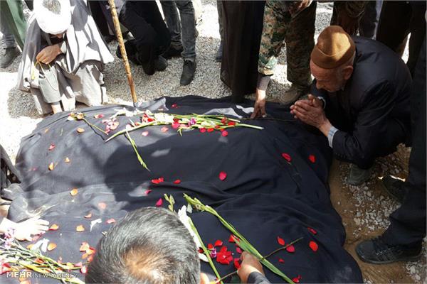 مراسم تشییع دو شهید گمنام در بیارجمند 9