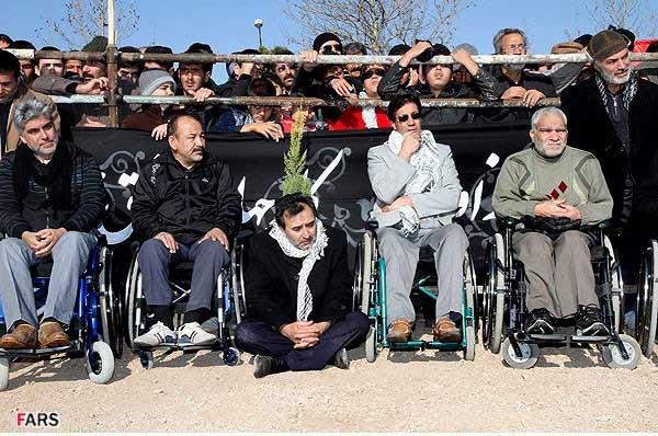 تشییع پیکر پاک شهدای گمنام دفاع مقدس در گلبهار مشهد