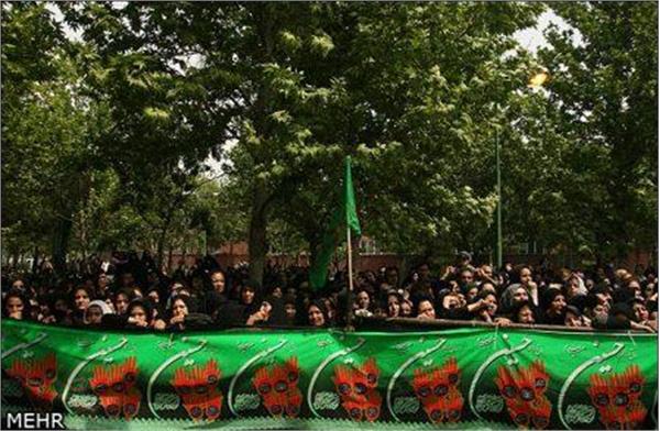 تشییع و خاکسپاری شهدای گمنام در شهرک کیانشهر تهران