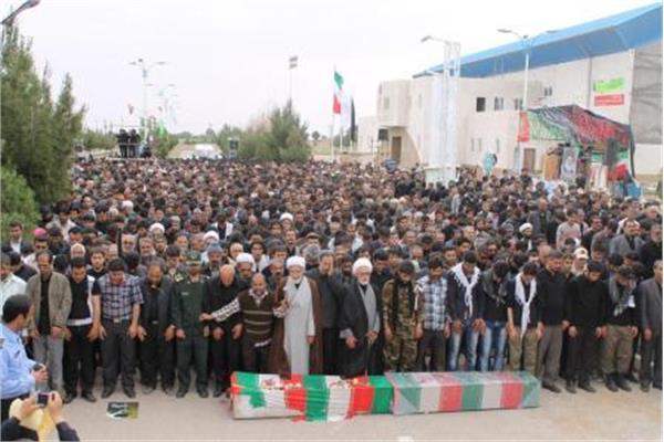 تشییع و خاکسپاری در دانشگاه آزاد گناباد