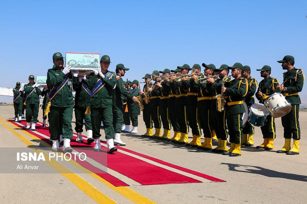 استقبال و تشییع چهار شهید گمنام در اردبیل 1