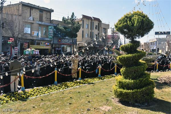 تشییع پیکر مطهر شهید «محمدحسن جلی» در شهرضا‎ 10