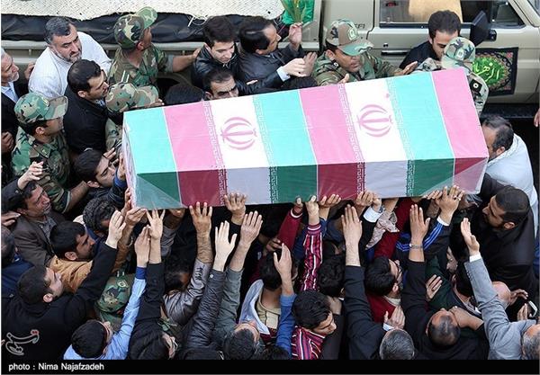 مراسم تشییع و تدفین دو شهید گمنام در مشهد 21