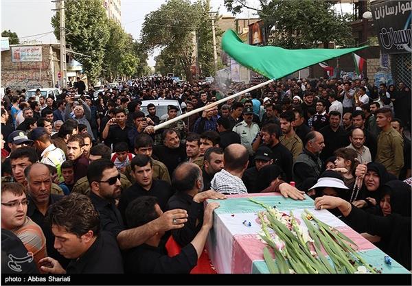 تشییع دو شهید گمنام در استان البرز 8