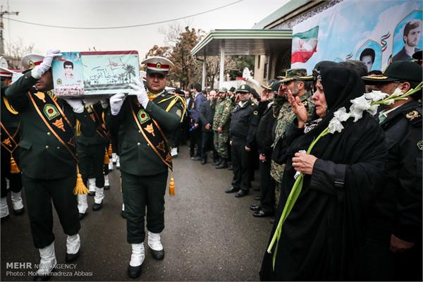 آئین تشییع ۱۴ شهید تازه تفحص شده نیروی انتظامی 8