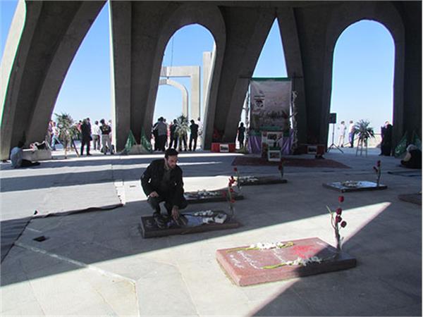 مراسم سالگرد خاکسپاری شهدای گمنام  در کلکچال 9