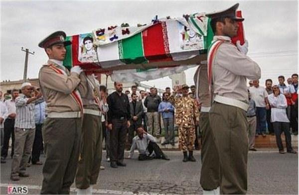 تشییع پیکر پاک شهید یحیی پقه در شهر گرگان
