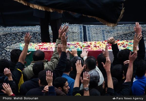تشییع پیکر شهید گمنام در دانشگاه آزاد تهران شمال 9