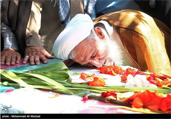 تشییع شهید گمنام در سازمان صنایع هوایی 15