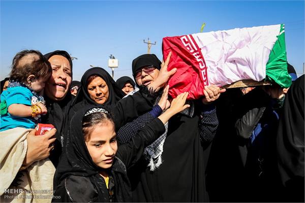 استقبال از پیکرهای 119 شهید تازه تفحص شده در شلمچه 8