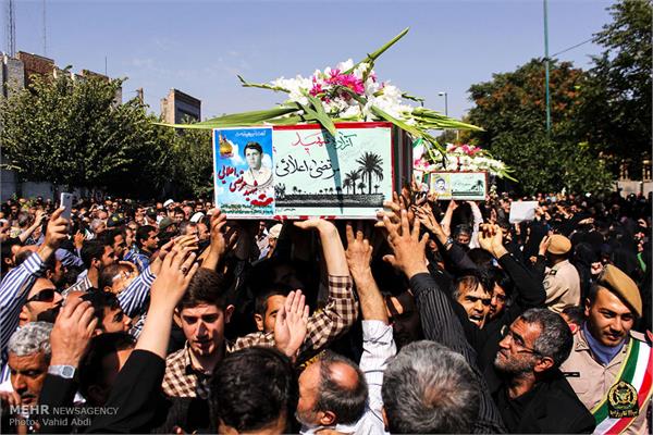 مراسم تشییع شهدای گمنام در تبریز 11
