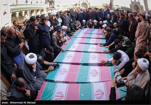 تشییع پیکر ۸ شهید گمنام دفاع مقدس - قم 10