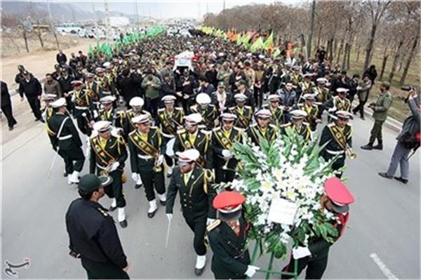 تشییع پیکر شهدای گمنام در اراک