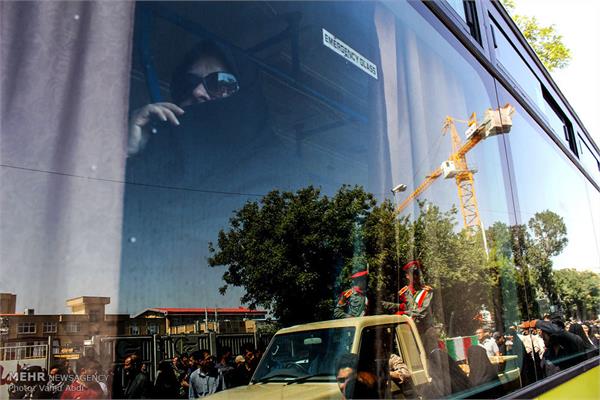 مراسم تشییع شهدای گمنام در تبریز 19