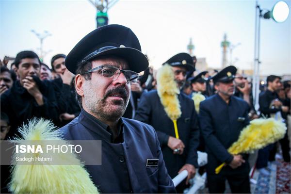 مراسم وداع با پیکر مطهر شهید محسن حججی - حرم مطهر رضوی 17