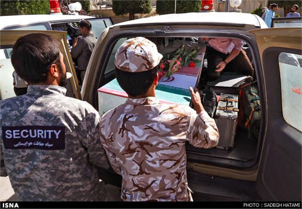 ورود پیکر مطهر 10تن از شهدای خط شکن به خراسان رضوی 9