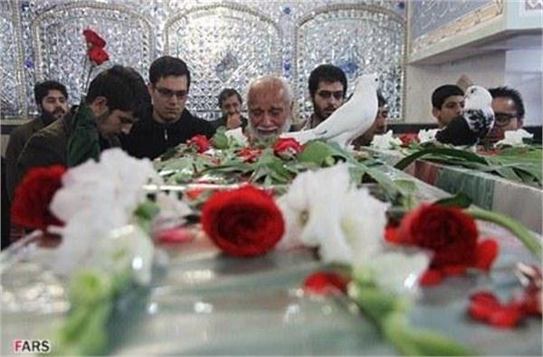 تشییع و خاکسپاری شهدای گمنام در دانشگاه آزاد بابل