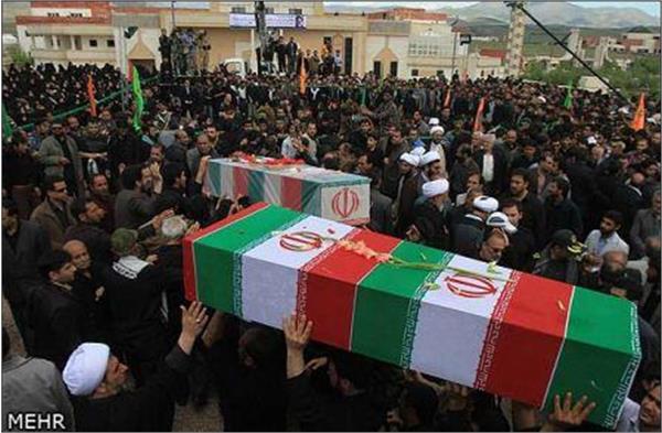 تشییع و خاکسپاری در دانشگاه آزاد قزوین