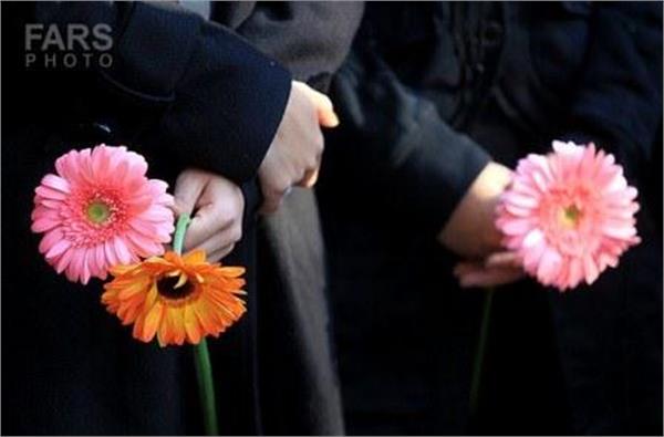 تشییع و خاکسپاری دو شهید گمنام در دانشکده فنی دختران ولی عصر(عج)