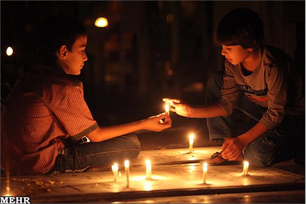احیاء شب قدر در جوار شهدای گمنام بهشت زهرا تهران