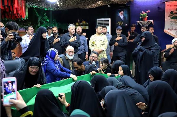 وداع با پیکر مطهر شهیدالقدس لشکر فاطمیون روح‌الله نوری - 15 خرداد 1403 4
