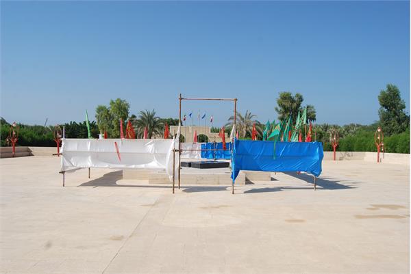 تشییع و خاکسپاری شهدای گمنام دانشگاه خلیج فارس بوشهر-27/2/89