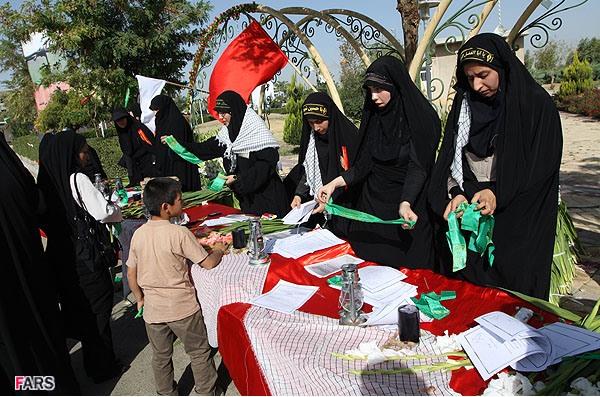 تشییع و خاکسپاری شهدای گمنام دانشگاه شاهد-12/7/89