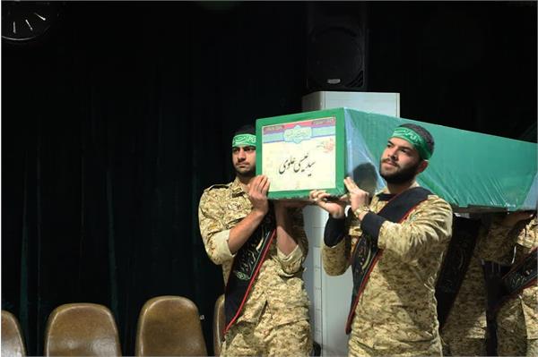 وداع با پیکر مطهر شهید القدس لشکر فاطمیون سید علی حسینی - 17 بهمن 1402