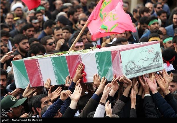 تشییع دو شهید گمنام در دانشگاه جامع امام حسین (ع) 12