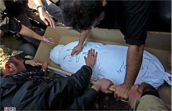 مراسم تشییع شهدای گمنام در شهرک شهید فکوری