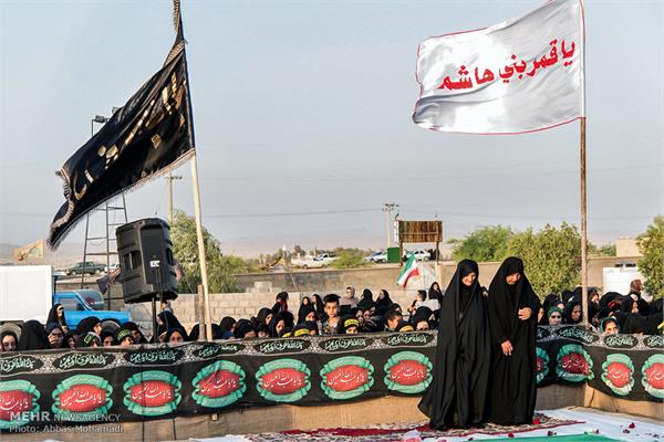 تشییع و خاک سپاری پیکر مطهر دو شهید گمنام در شهرستان لامرد 16