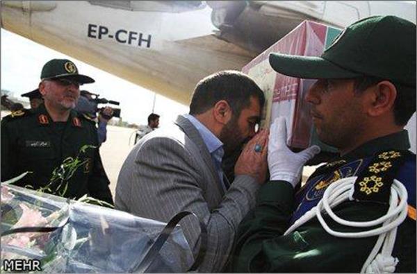 مراسم استقبال از شهدای گمنام در استان اردبیل