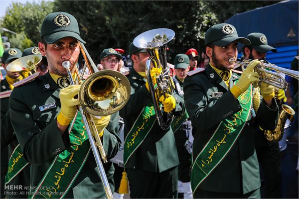 مراسم تشییع پیکر دو شهید گمنام در هادیشهر 5