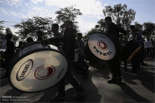 تشییع و تدفین پیکرهای مطهر ۲ شهید گمنام دفاع مقدس در خوزستان 13