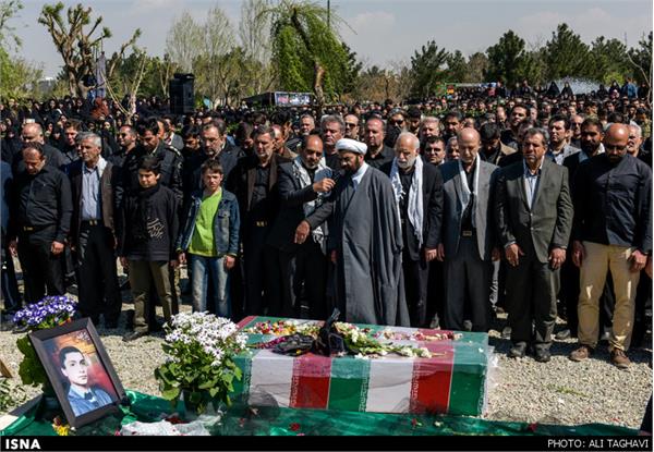 تشییع پیکر دو شهید گمنام - شهر ری