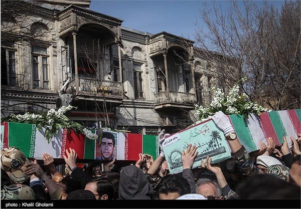 تشییع پیکر شهدای گمنام در تبریز 5