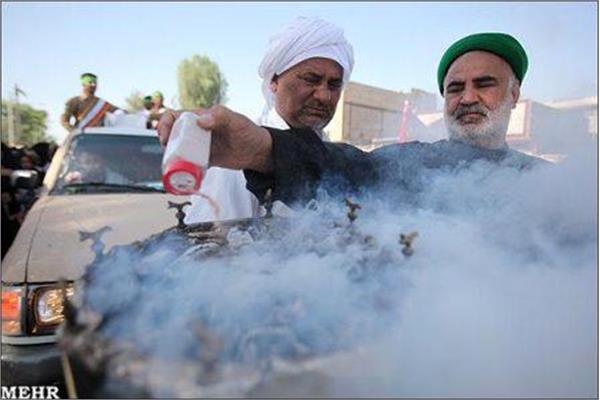 تشییع پیکر شهدای گمنام در اهواز