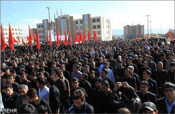 تشییع و خاکسپاری در دانشگاه آزاد زنجان