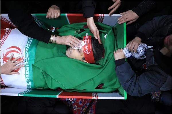 وداع با پیکر مطهر شهید القدس سعید علیدادی - 14 بهمن 1402