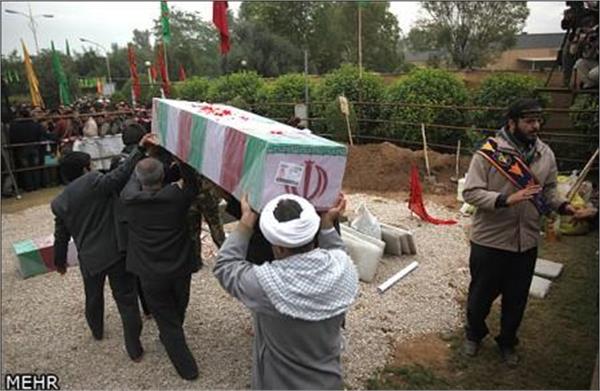 تشییع شهدای گمنام در اهواز