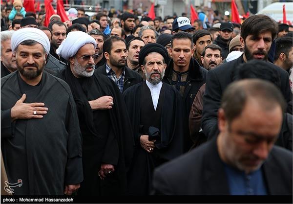 تشییع پیکر ۵ شهید گمنام دوران دفاع مقدس در تهران 9