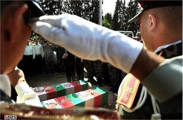 تشییع و خاکسپاری شهدای گمنام در آق قلا استان گلستان