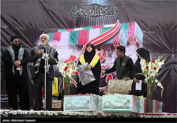 تشییع دو شهید گمنام در بلوار ابوذر 1