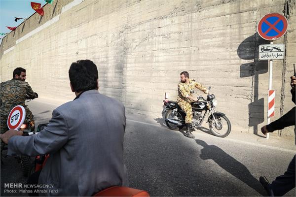 مراسم تشییع دو شهید گمنام در دانشگاه مالک اشتر 15