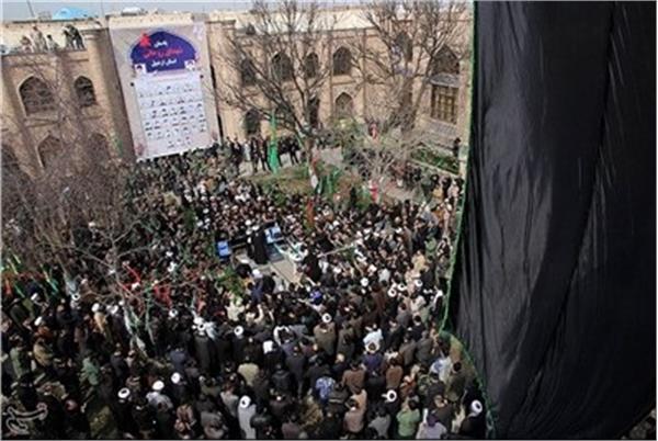 تشییع و خاکسپاری دو شهید گمنام در اردبیل 8