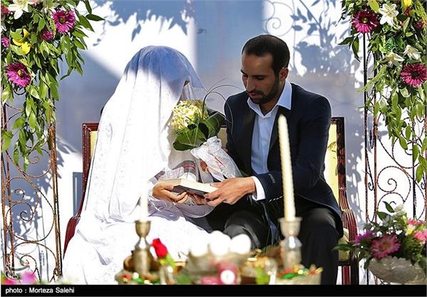 آغاز زندگی مشترک در کنار قبور شهدای گمنام - اصفهان 14