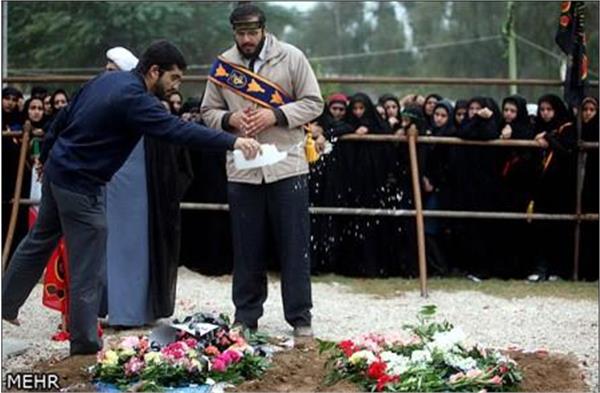 تشییع شهدای گمنام در اهواز