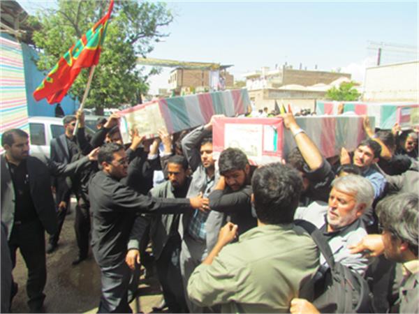 استقبال از شهدای گمنام در استان کرمان